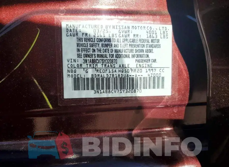3N1AB8CV7SY320870 Photo# 13