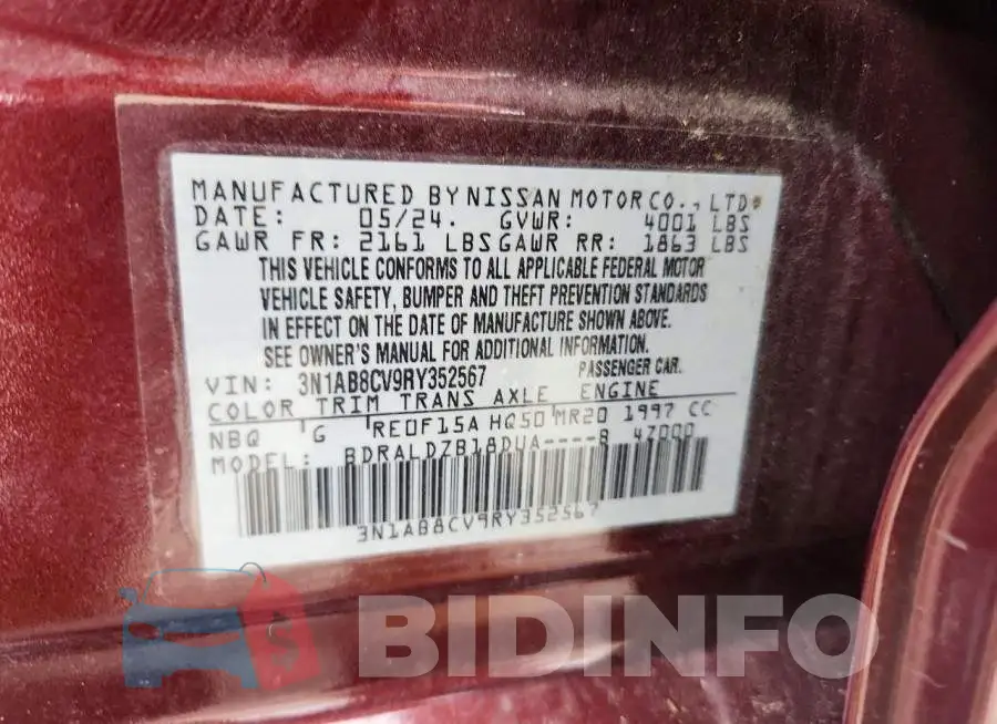 3N1AB8CV9RY352567 Photo# 12