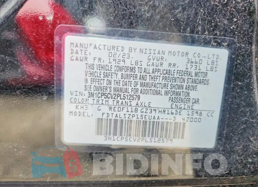 3N1CP5CV2PL512579 Photo# 12