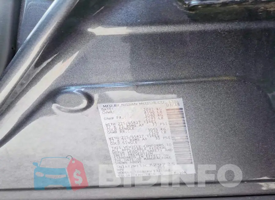 5N1AT2MT3JC779725 Photo# 13