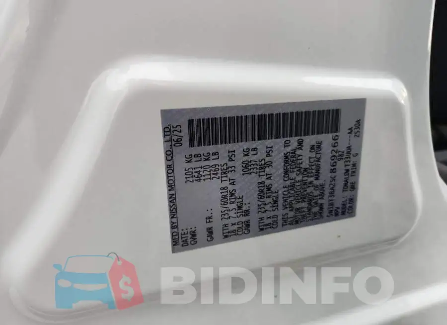 5N1BT3BA2SC869266 Photo# 12