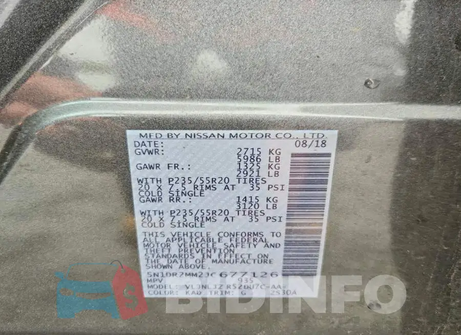5N1DR2MM2JC677126 Photo# 14