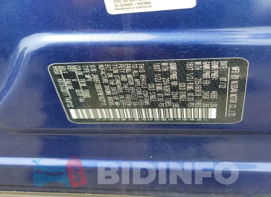 JN8BT3BB3PW182711 Photo# 14