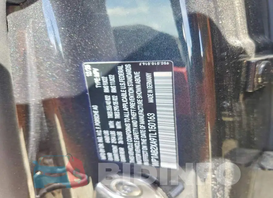 WP1AB2XA9TL150163 Photo# 13