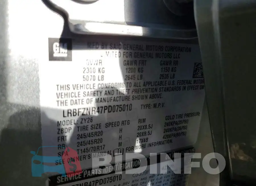 LRBFZNR47PD075010 Photo# 13