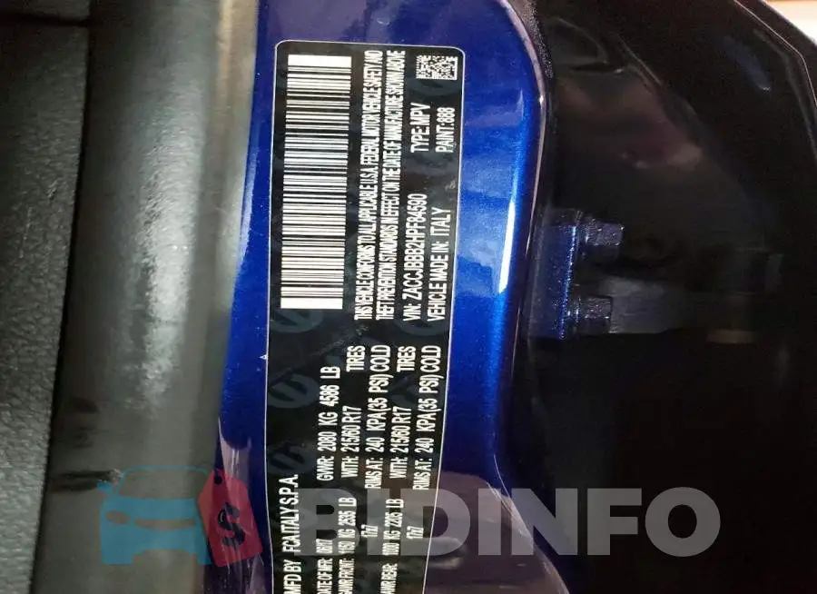ZACCJBBB2HPF84590 Photo# 13