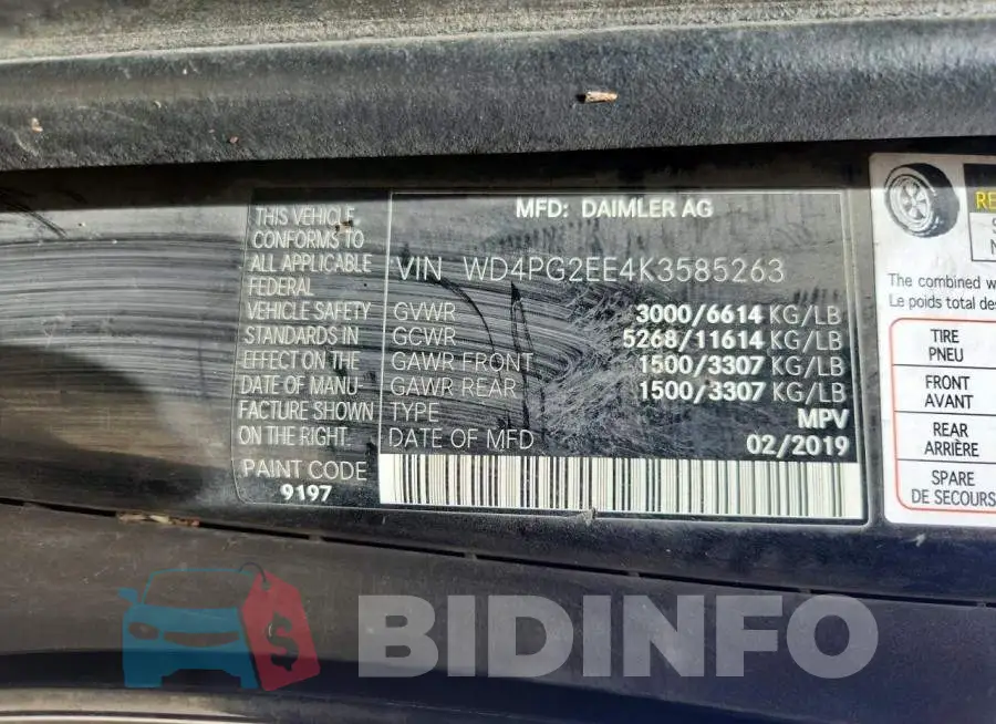 WD4PG2EE4K3585263 Photo# 13