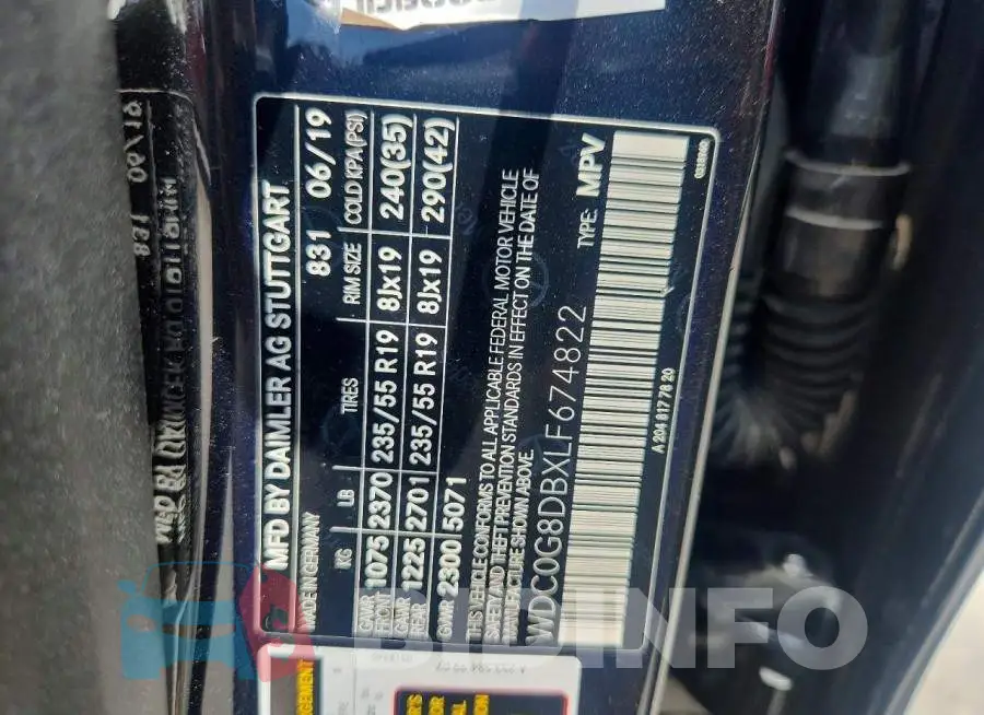 WDC0G8DBXLF674822 Photo# 14