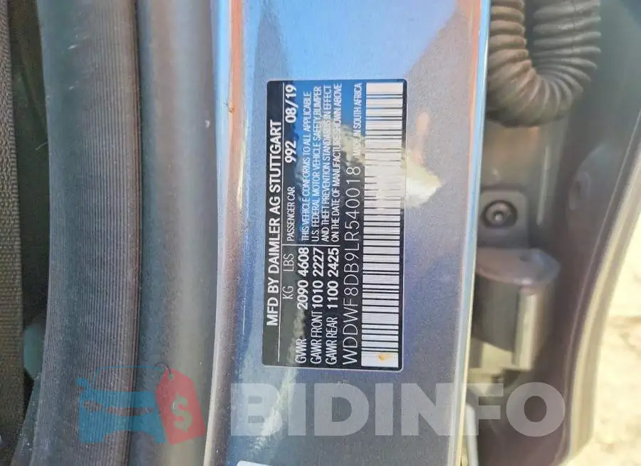 WDDWF8DB9LR540018 Photo# 13