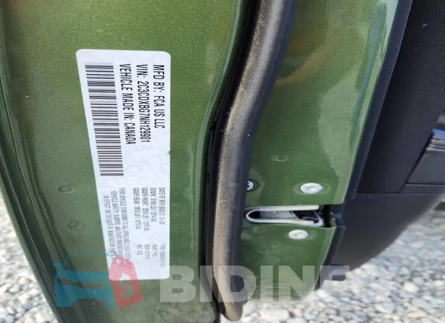 2C3CDXBG7NH129901 Photo# 12