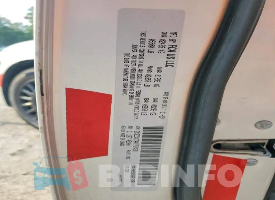 2C3CDXKT4KH757438 Photo# 13
