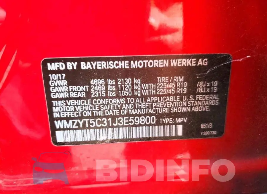 WMZYT5C31J3E59800 Photo# 12