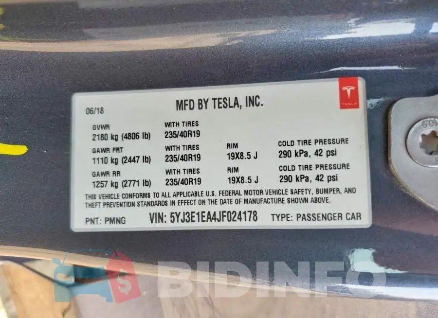 5YJ3E1EA4JF024178 Photo# 12