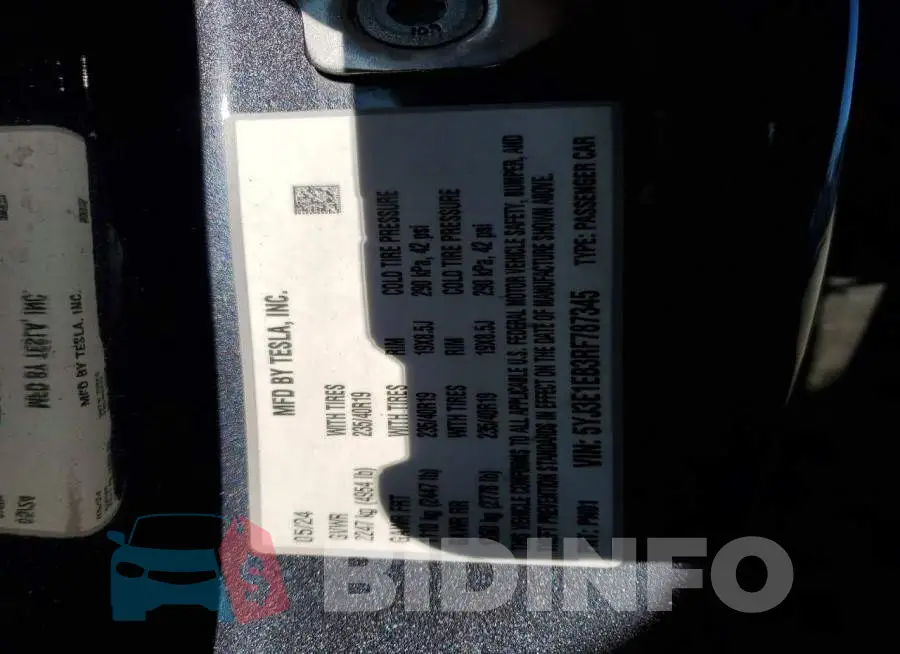 5YJ3E1EB3RF787345 Photo# 12