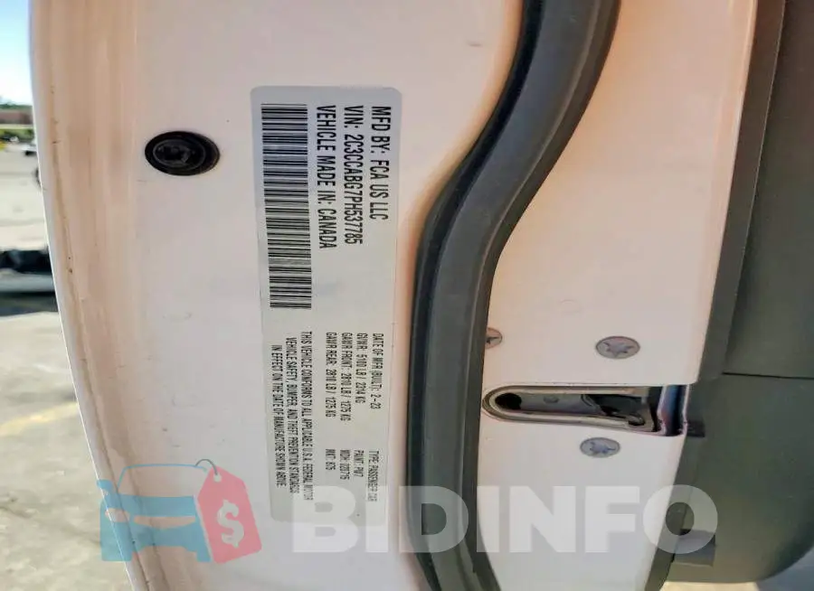 2C3CCABG7PH537785 Photo# 12