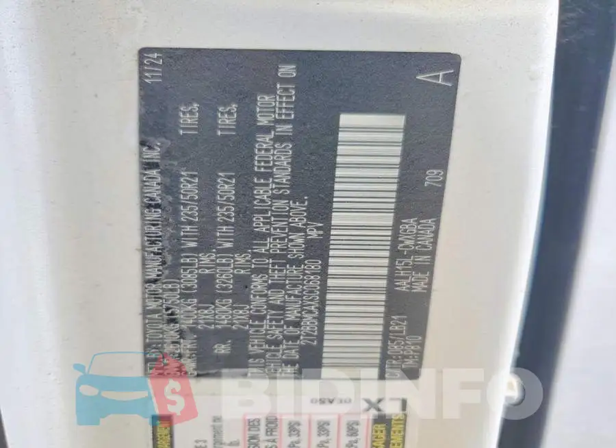 2T2BBMCAXSC068180 Photo# 13