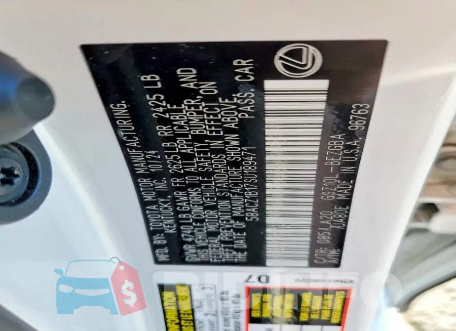 58ACZ1B17SU189471 Photo# 12