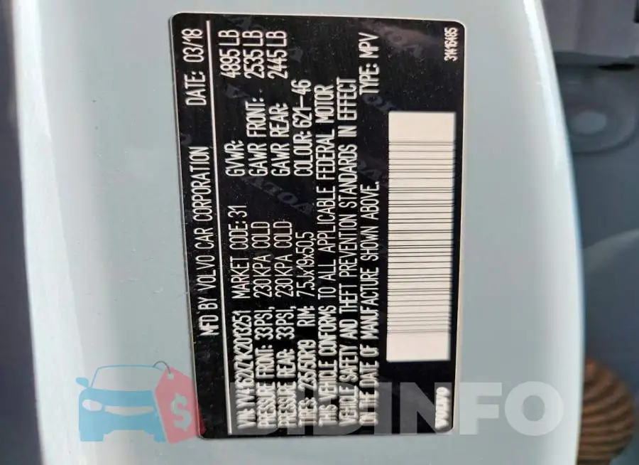 YV4162XZ1K2013251 Photo# 12