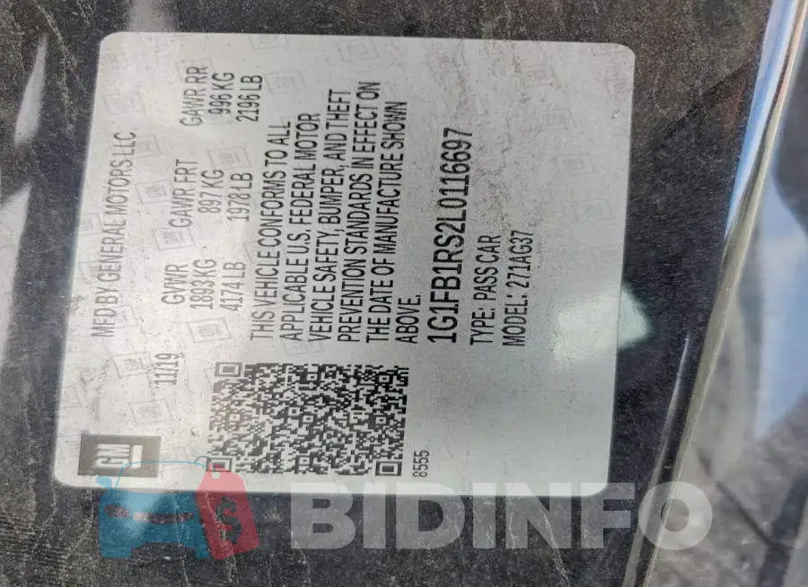 1G1FB1RS2L0116697 Photo# 12