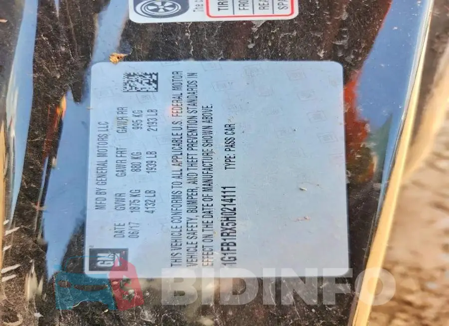 1G1FB1RX5H0214111 Photo# 13