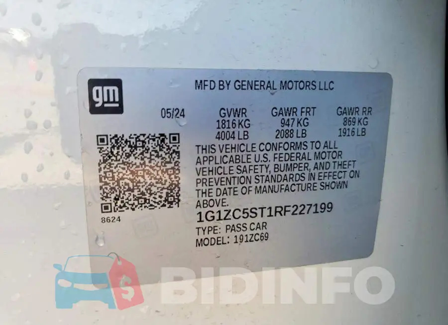 1G1ZC5ST1RF227199 Photo# 12