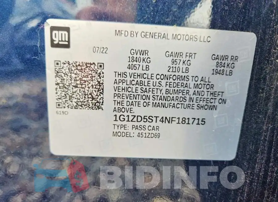 1G1ZD5ST4NF181715 Photo# 12