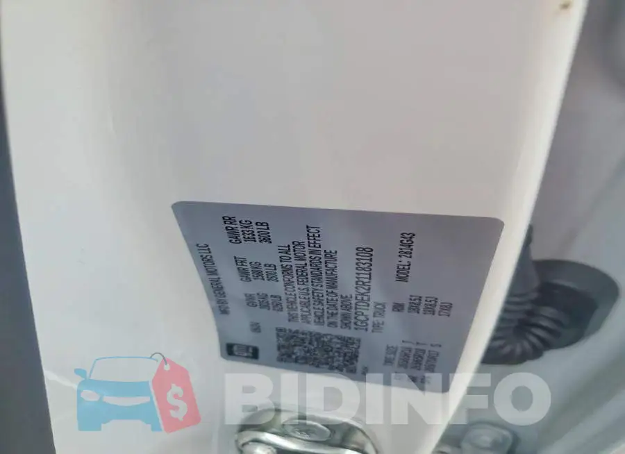1GCPTDEK2R1183108 Photo# 12