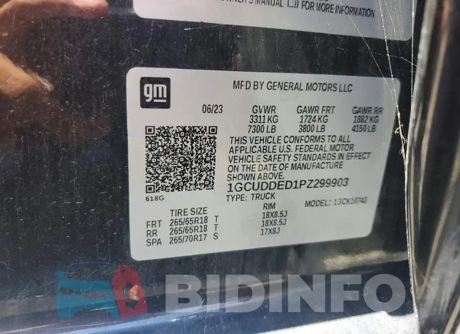 1GCUDDED1PZ299903 Photo# 12