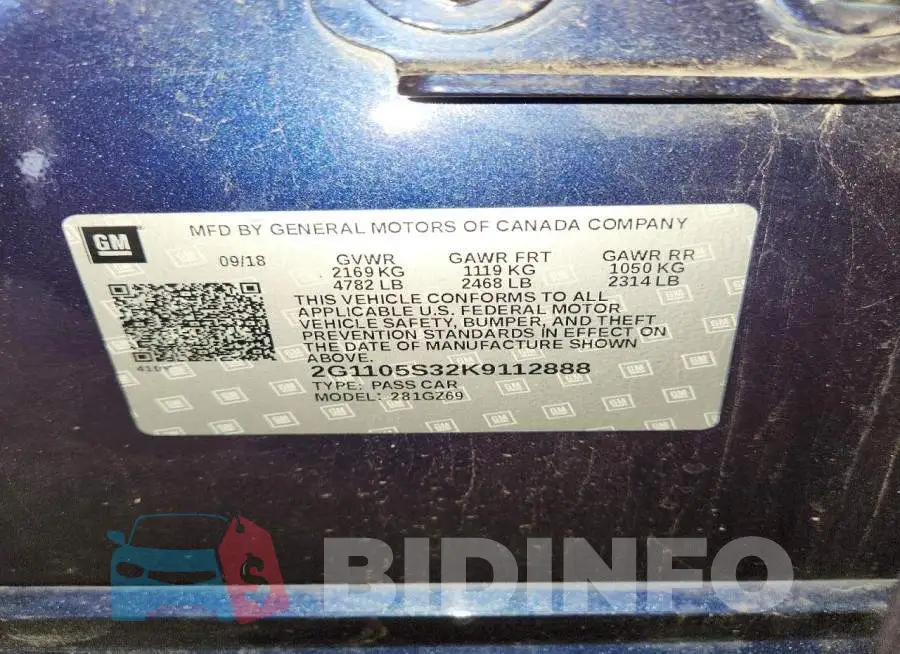 2G1105S32K9112888 Photo# 13