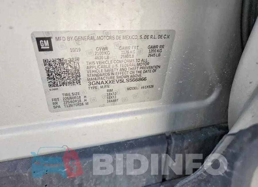 3GNAXXEV5LS566866 Photo# 13