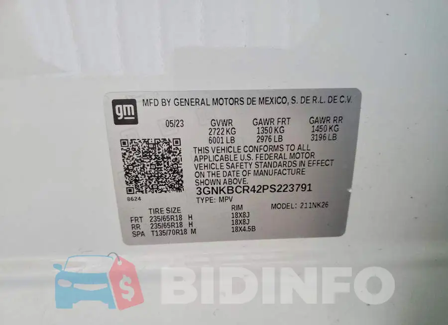 3GNKBCR42PS223791 Photo# 13