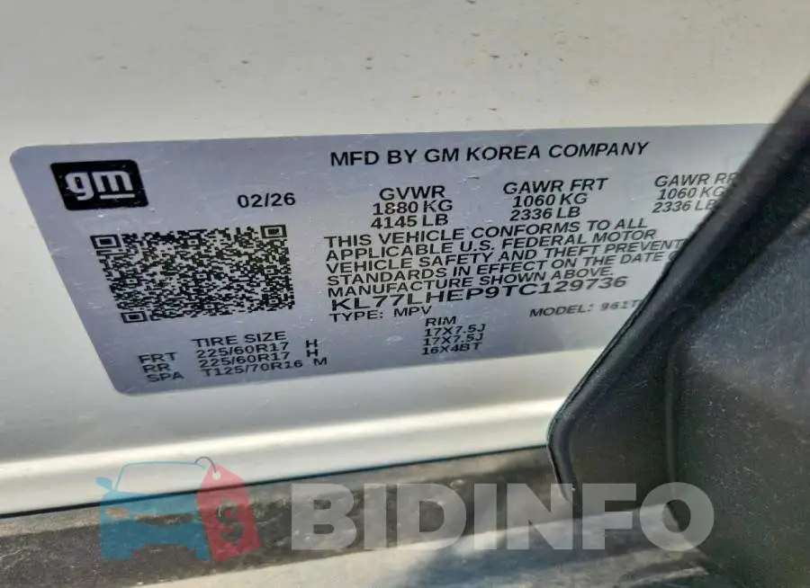 KL77LHEP9TC129736 Photo# 13