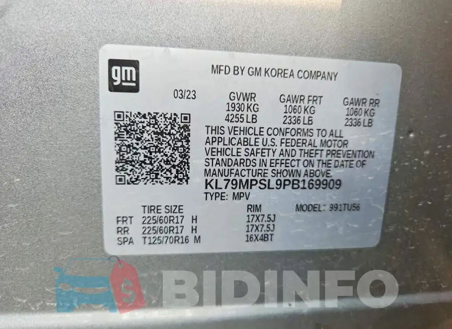 KL79MPSL9PB169909 Photo# 13