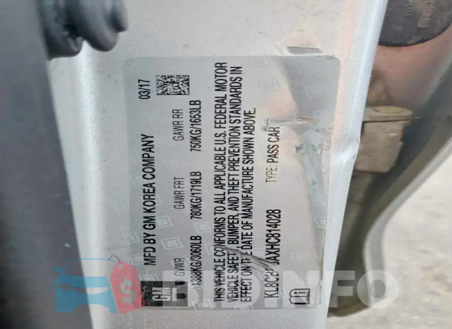 KL8CB6SAXHC814028 Photo# 13
