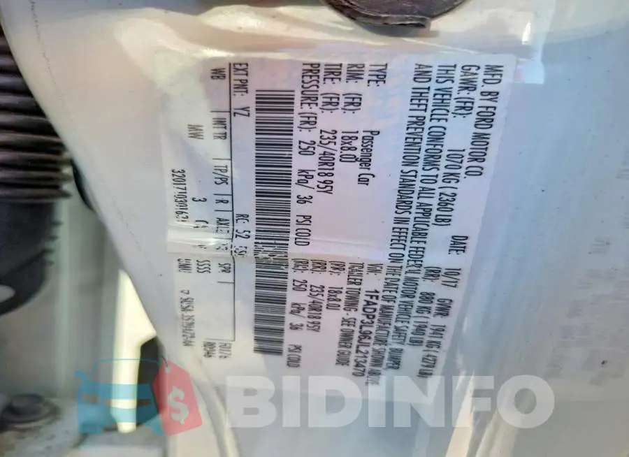 1FADP3L96JL213470 Photo# 12