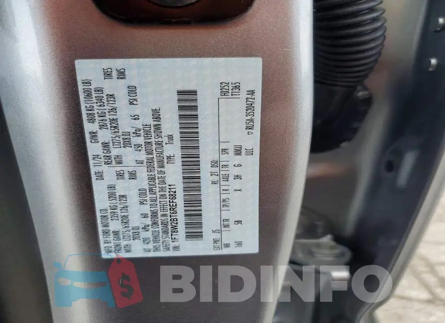 1FT8W2BT6REF68211 Photo# 12