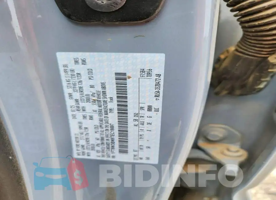 1FT8W3BN9TEC18697 Photo# 12