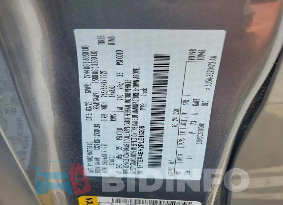 1FTER4EH2PLE16206 Photo# 13