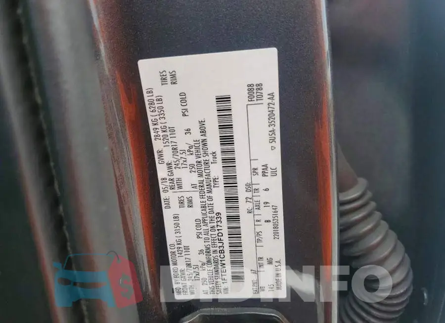 1FTEW1CB3JFD17339 Photo# 13