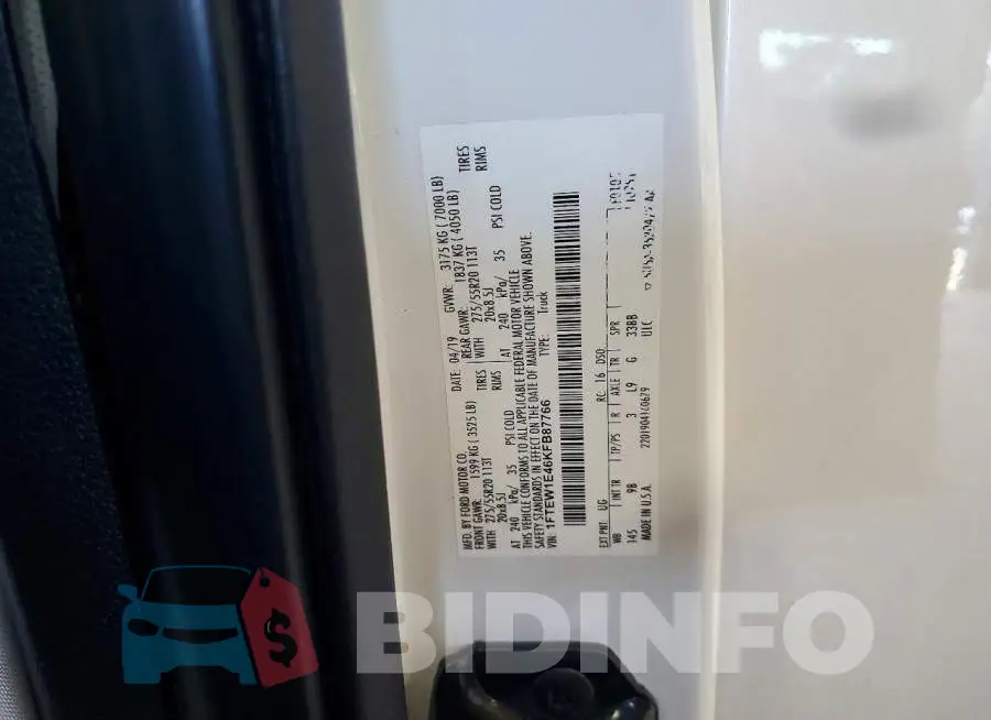 1FTEW1E46KFB87766 Photo# 12