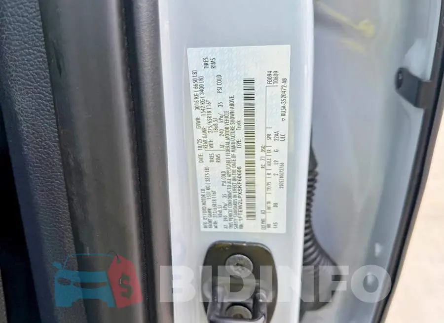 1FTEW2LPXSKF60608 Photo# 10