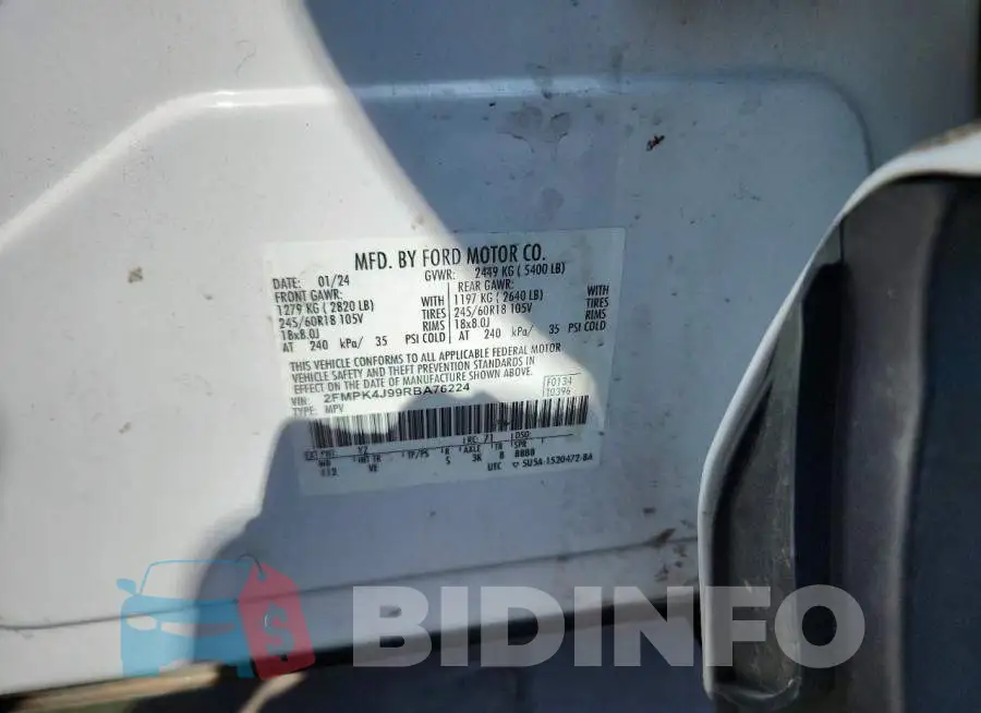 2FMPK4J99RBA76224 Photo# 13