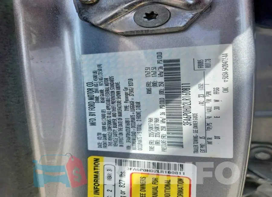3FA6P0HD2LR160811 Photo# 12