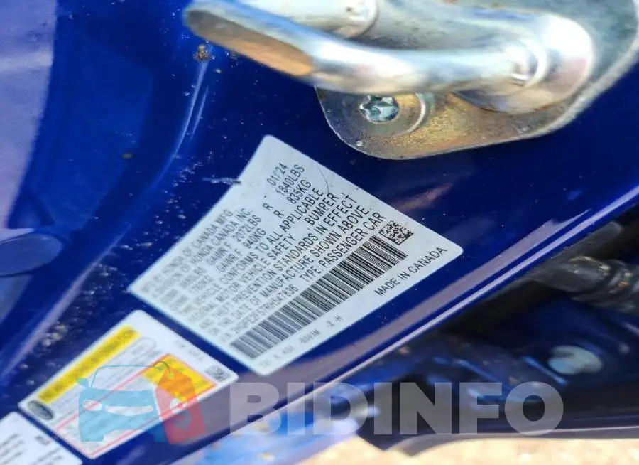 2HGFE2F57RH547836 Photo# 12