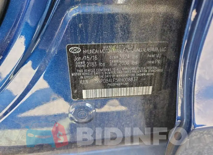 5NPD84LF5HH008837 Photo# 12