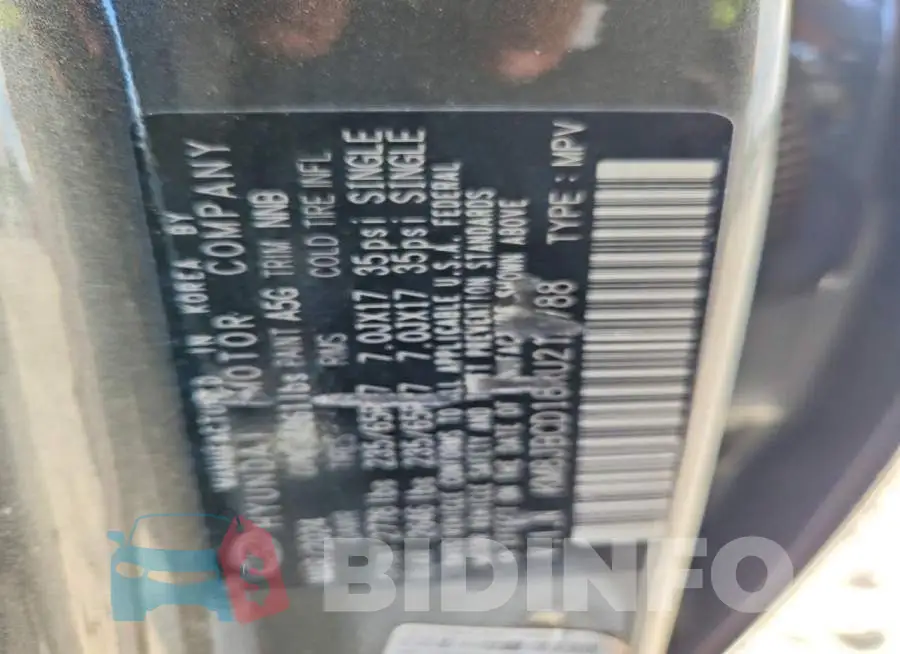 KM8JBCD18RU211788 Photo# 12