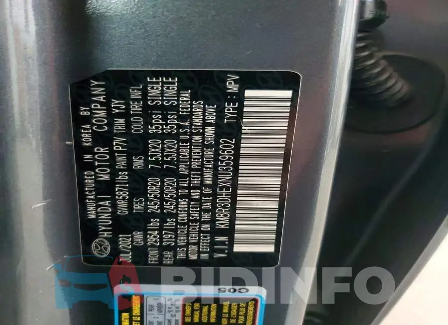 KM8R3DHEXNU359602 Photo# 13