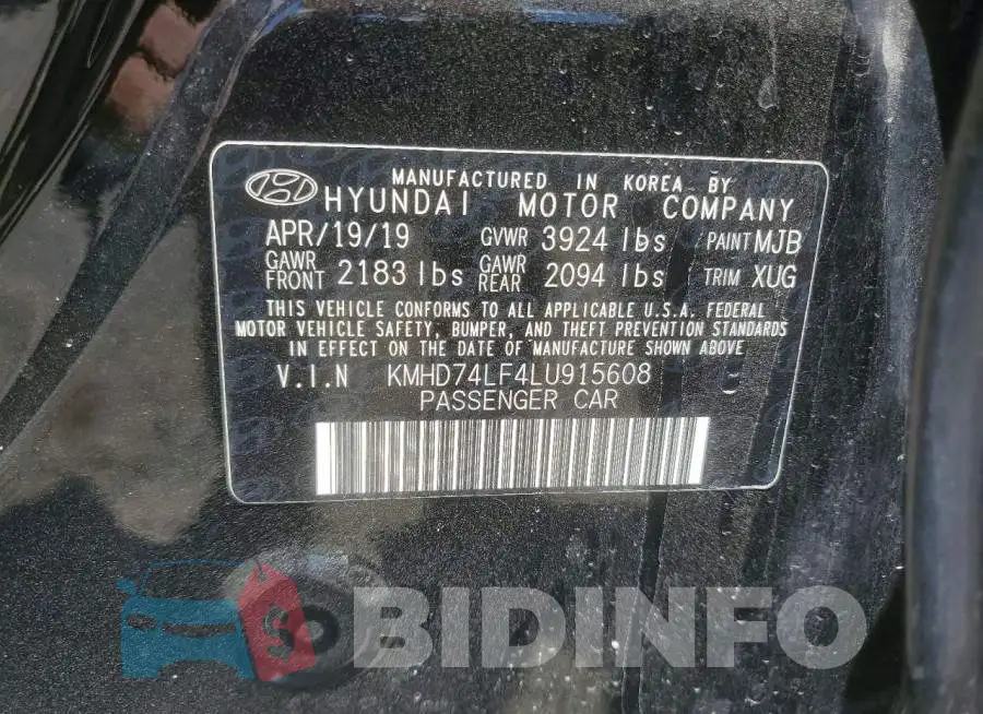 KMHD74LF4LU915608 Photo# 12