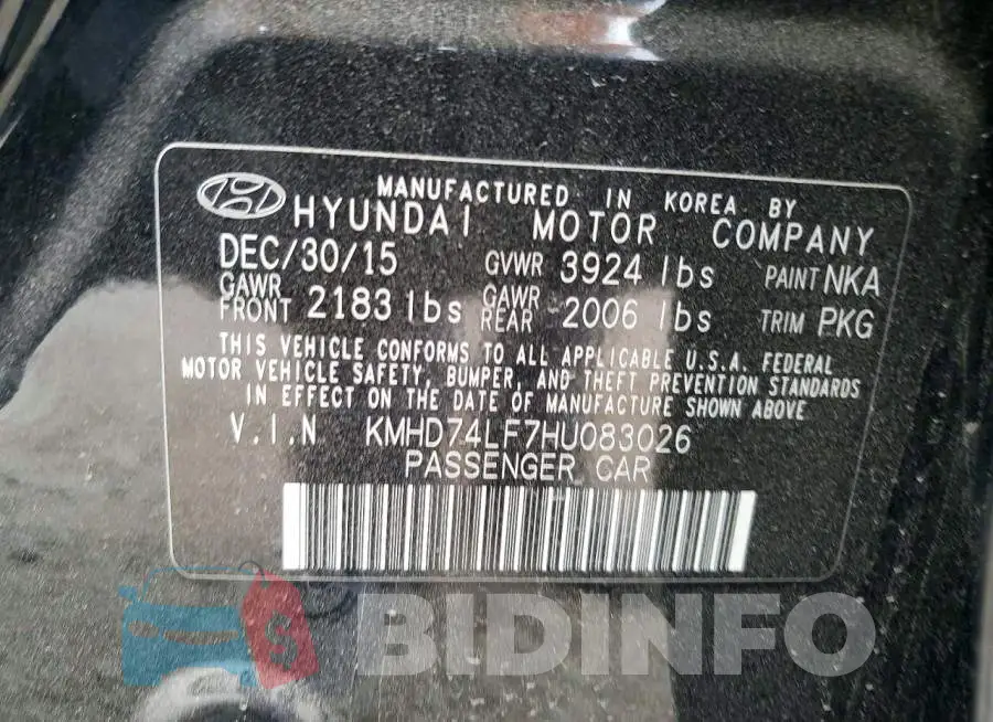KMHD74LF7HU083026 Photo# 13