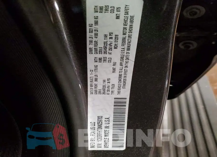 1C6SRFHT0NN259783 Photo# 12